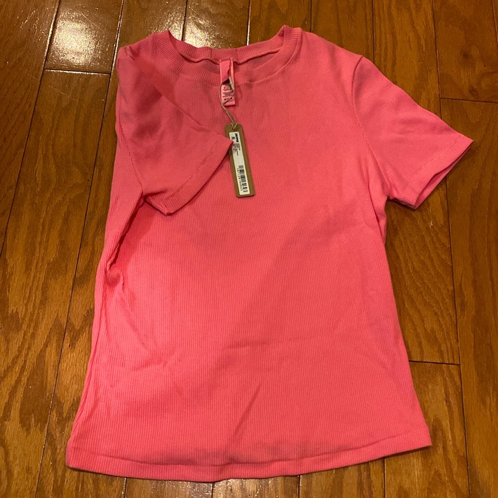 NWT SKIMS PINK COTTON RIB SOLD OUT